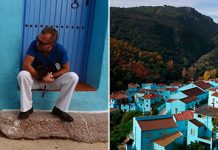 Юзкар – необычная голубая деревня смурфиков в Испании