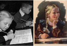 Тетради по чистописанию советских школьников в фотографиях