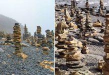 Каменные башни мыса Вятлина на Дальнем Востоке