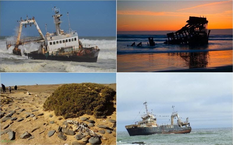Берег Скелетов – побережье в Намибии, унесшее жизни сотен моряков