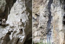 Таинственные древние висячие гробы на юге Китая