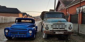 Крутое перевоплощение ЗИЛ-130 в стильный пикап с двигателем от Mercedes