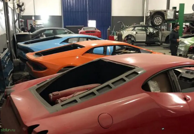 В Бразилии полиция обнаружила фабрику по производству поддельных Ferrari и Lamborghini