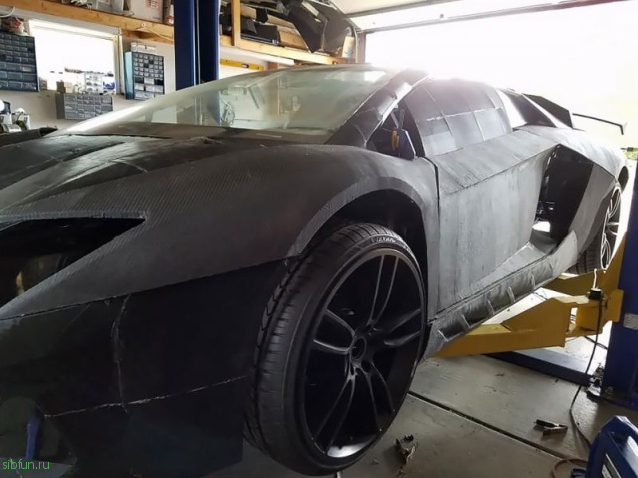 Lamborghini Aventador, распечатанный на 3D-принтере