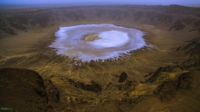 Кратер Аль-Вахаба – вулканический гигант в пустыне Саудовской Аравии