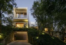 Интерьер особняка коллекционеров предметов искусства в Мексике