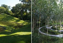 Сад космических размышлений в Шотландии