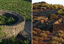 Старинные сады острова Пантеллерия в Средиземном море