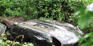 Возрождение винтажного Jaguar, который 30 лет гнил в зарослях