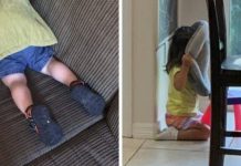 16 фотографий юных гениев маскировки, которые уверены, что прекрасно спрятались # 07.07.2020