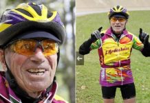 Во Франции живёт 108-летний велосипедист-чемпион Робер Маршан