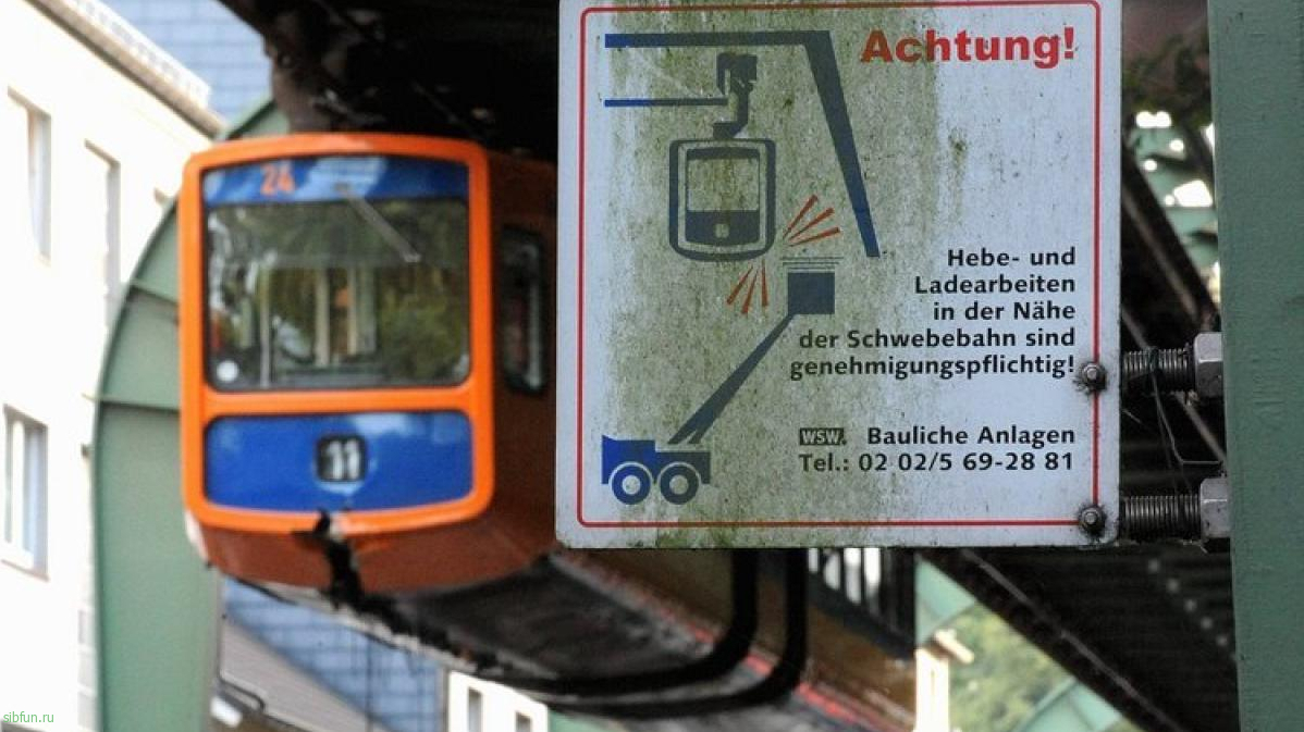 Вуппертальская подвесная железная дорога — старейшая в мире | Подвесная дорога в Германии