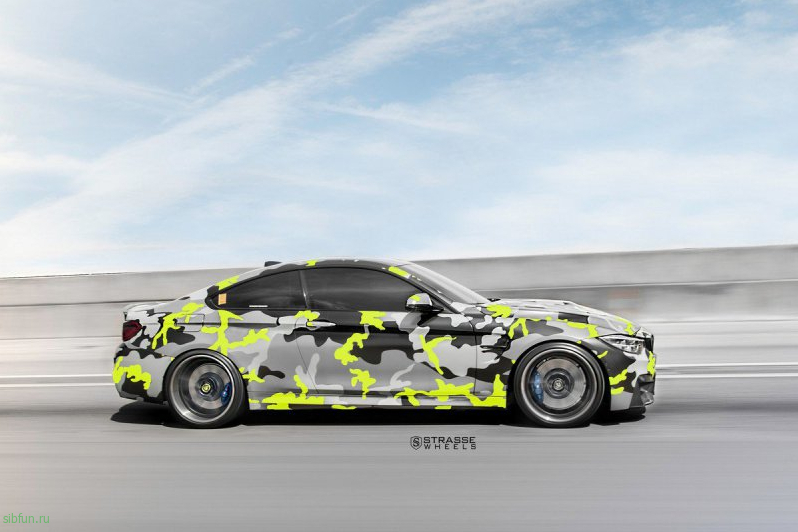 BMW M4 Coupe на дисках от Strasse Wheels