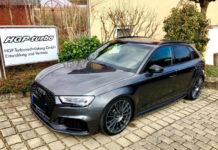 HGP Turbo «разогнали» Audi RS3 Sportback до 597 л.с.