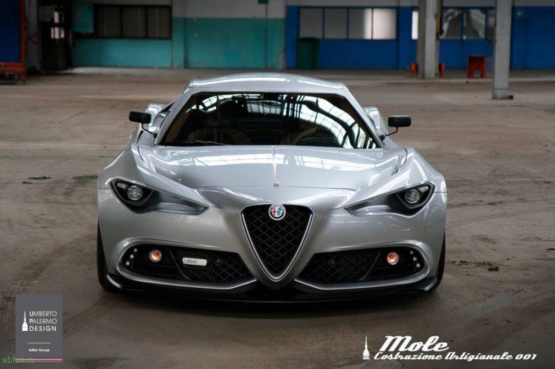 Alfa Romeo 4C с кастомным обвесом от Mole Design