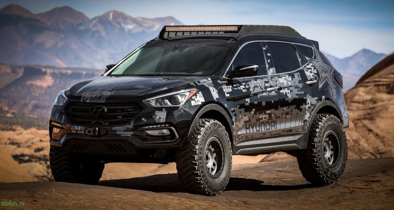 Hyundai показал концепт Rockstar Energy Santa Fe Sport
