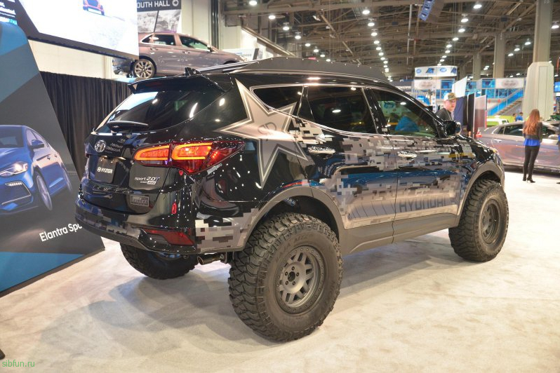 Hyundai показал концепт Rockstar Energy Santa Fe Sport