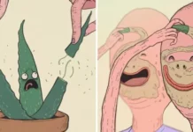 Юмор чёрный, как твой кофе: 15 странноватых, но смешных комиксов # 24.08.2023