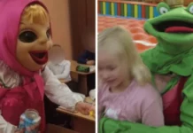 Панические атаки вместо улыбок: 16 жутковатых ростовых кукол