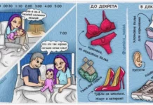 Комическая реальность: будни молодой мамы в забавных иллюстрациях