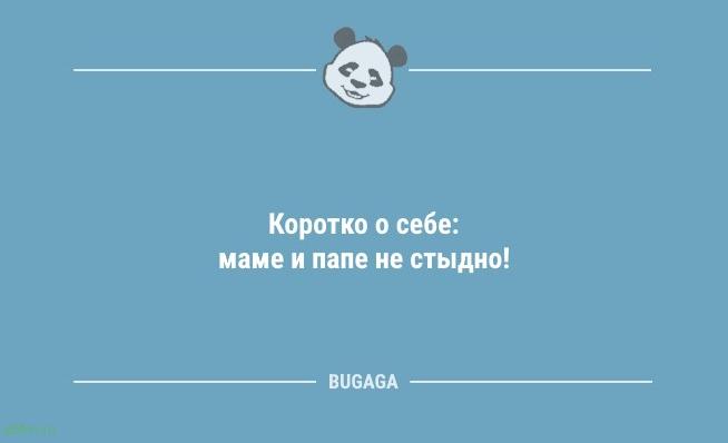 Смешные анекдоты в пятницу: "Коротко о себе…" 