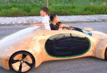 Концепт-кар Apple: деревянный автомобиль ручной работы, построенный с нуля