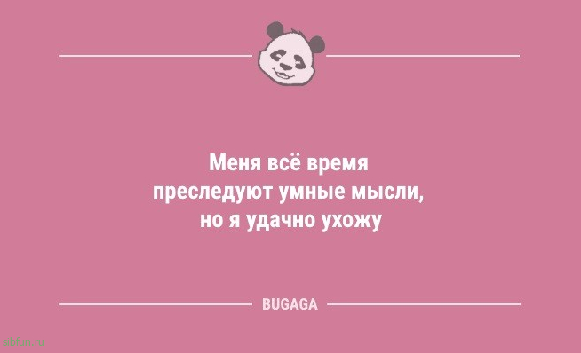 Анекдотов пост: «Меня всё время преследуют умные мысли…» 