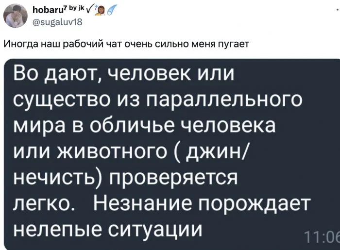 Смешные моменты из рабочих чатов, которые раскрыли коллег с неожиданной стороны