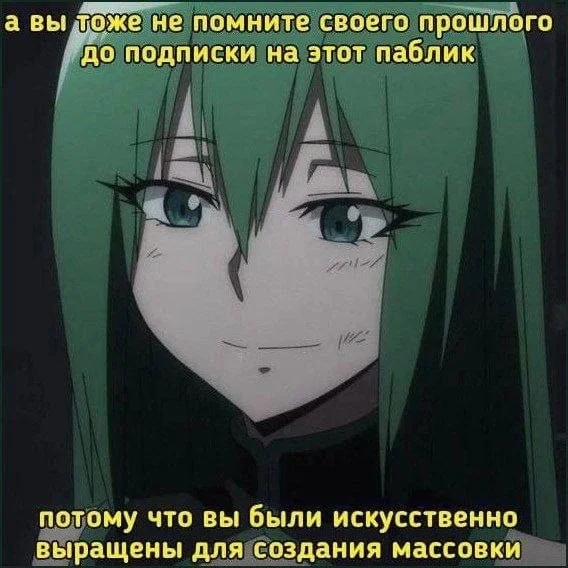 Аниме мемы