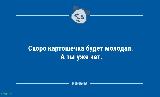 Анекдотов пост: «Скоро картошечка будет молодая…» 
