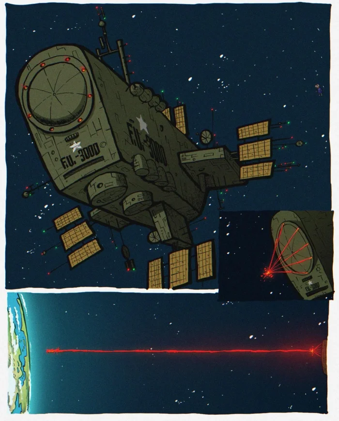 Комикс: "Орбитальный лазер"