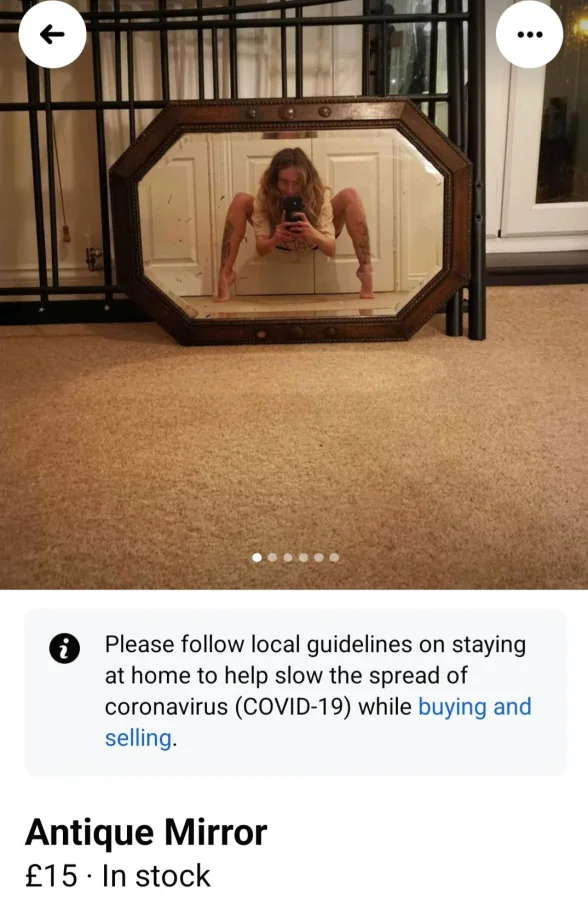 Люди продают зеркала