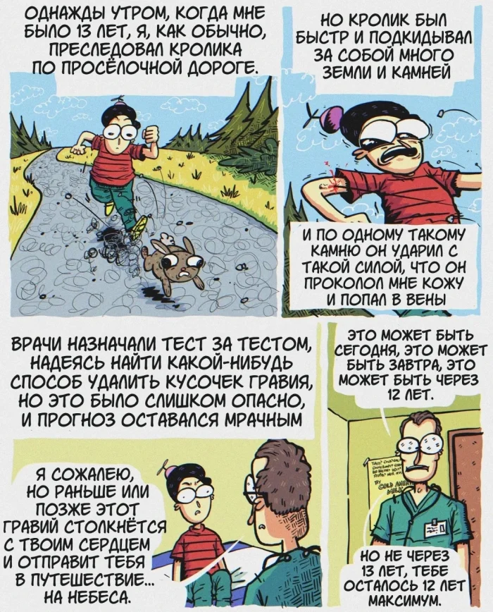 Комикс: "Гравийная дорога"