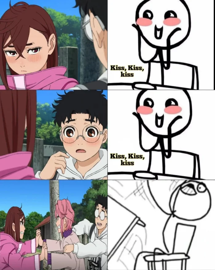 Случайные аниме-мемы для настроения