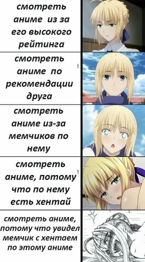 Смешная подборка аниме-мемов