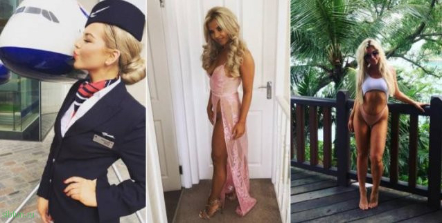 Стюардессы в униформе и без неё Стюардессы в униформе и без неё