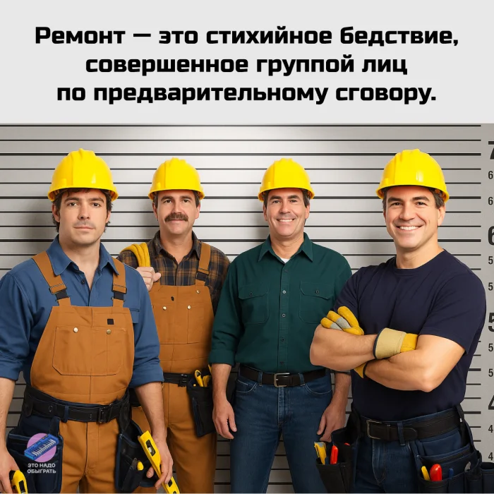 Мемы про ремонт: когда «на денёк» растягивается на годы