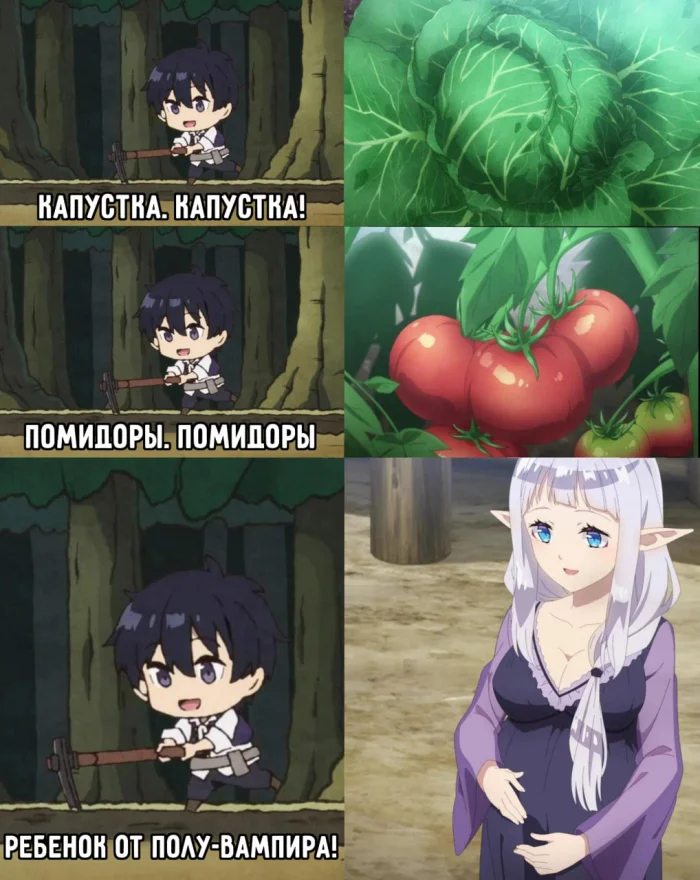 Случайная подборка аниме-мемов для поднятия настроения