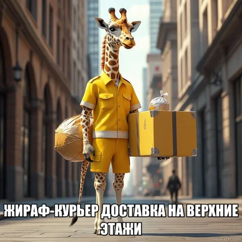 Жираф-курьер (Длинношеее счастье) Жираф-курьер (Длинношеее счастье)