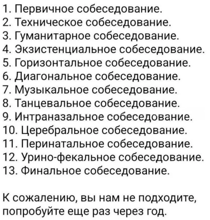 Поиск работы как испытание: самые нелепые причины отказа