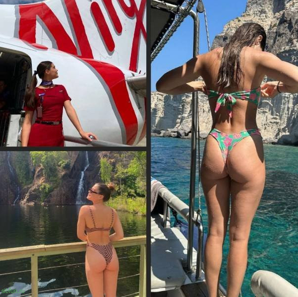 Стюардессы в униформе и без неё Стюардессы в униформе и без неё