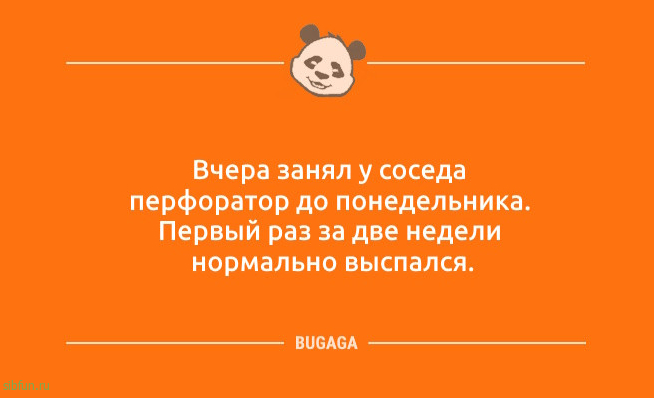 Анекдоты дня: «Вчера занял у соседа перфоратор…» Анекдоты дня: «Вчера занял у соседа перфоратор…»