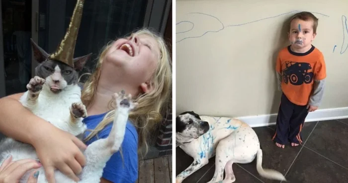 16 примеров того, что жизнь с детьми и питомцами превращается в бесконечное приключение 16 примеров того, что жизнь с детьми и питомцами превращается в бесконечное приключение