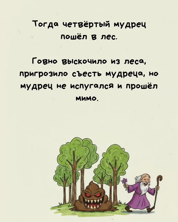 Притча о мудреце и говне