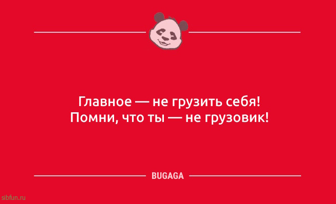 Анекдоты для всех: «Главное — не грузить себя!» 