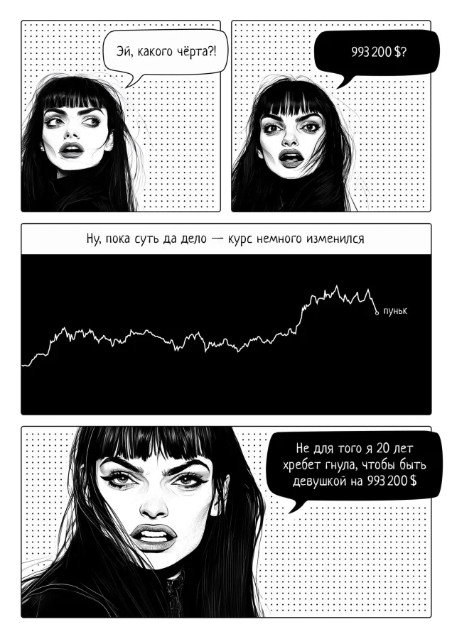 Комикс: Шесть шагов к тому, чтобы стать девушкой на миллион