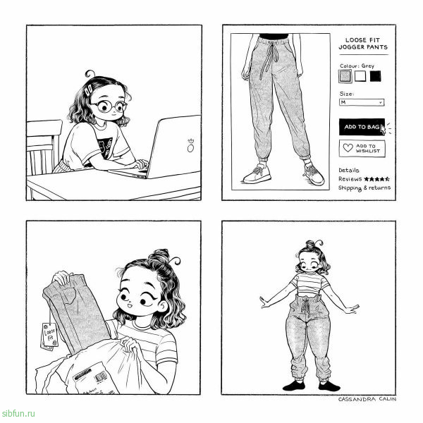 Ироничные и жизненные комиксы о повседневной жизни девушек # 28.09.2022